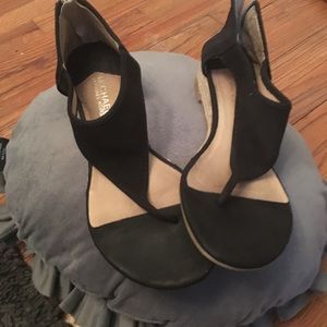 Michael kors low wedge sandals